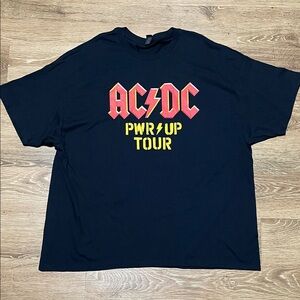 AC/DC PWR UP Tour T-Shirt Men’s Size 3XL